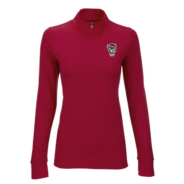 Red Ladies Zen Quarterzip Pullover